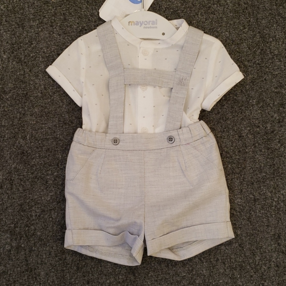 Shorts suspender set